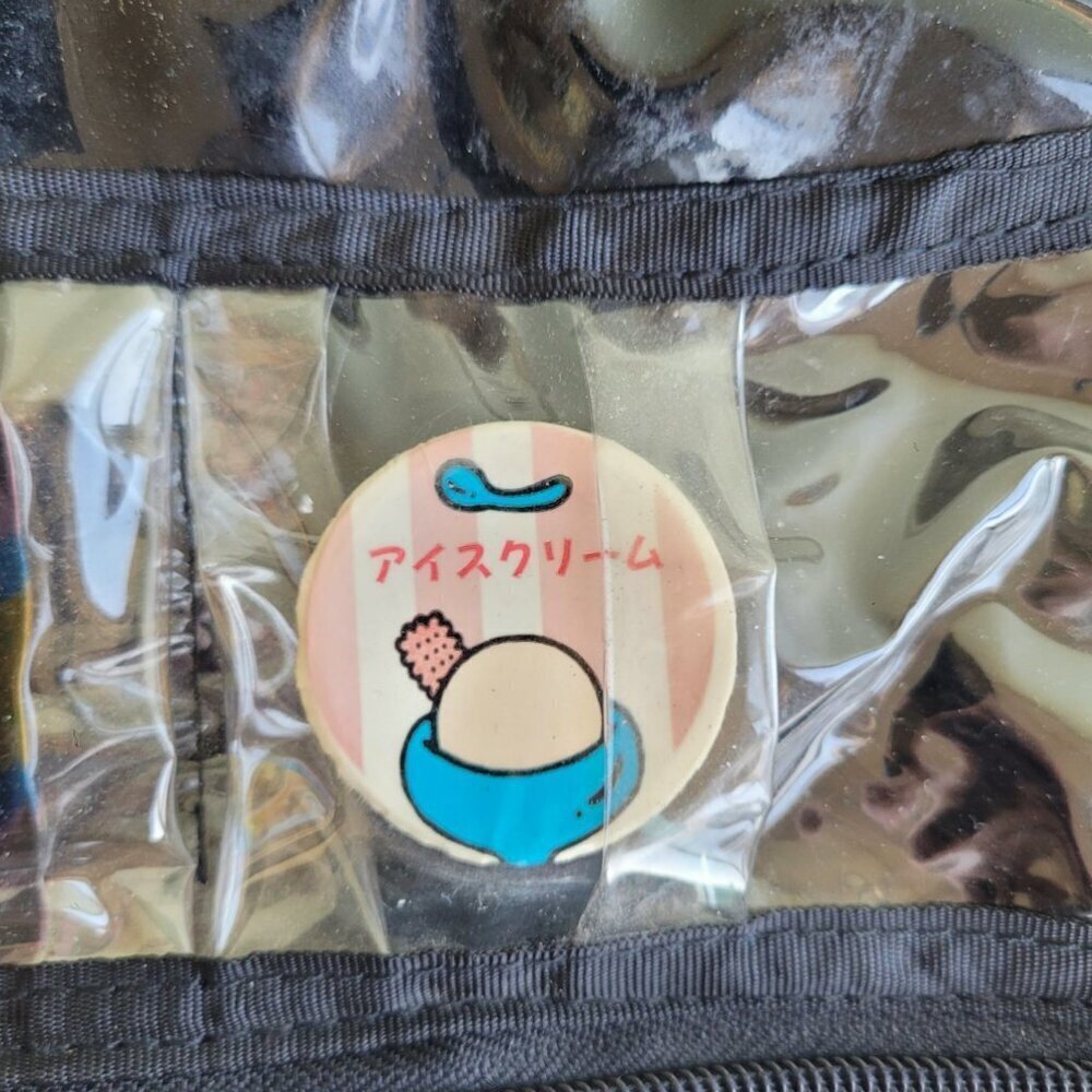 Vintage 1996 Japanese Clear Mini Backpack Toy Charms Fred Segal Rave Bag Y2K 90s - Picture 5 of 14